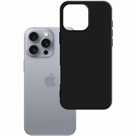 Hülle für Apple iPhone 16 Pro, 3MK, Matt Schwarz