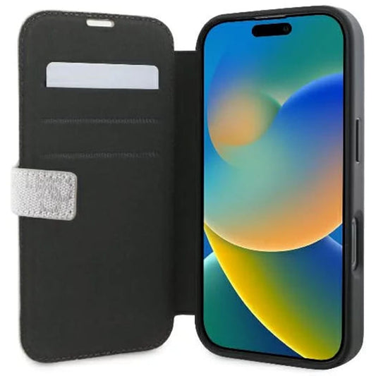 Étui pour Apple iPhone 16 Pro Max, Guess, 4G Book, Rose