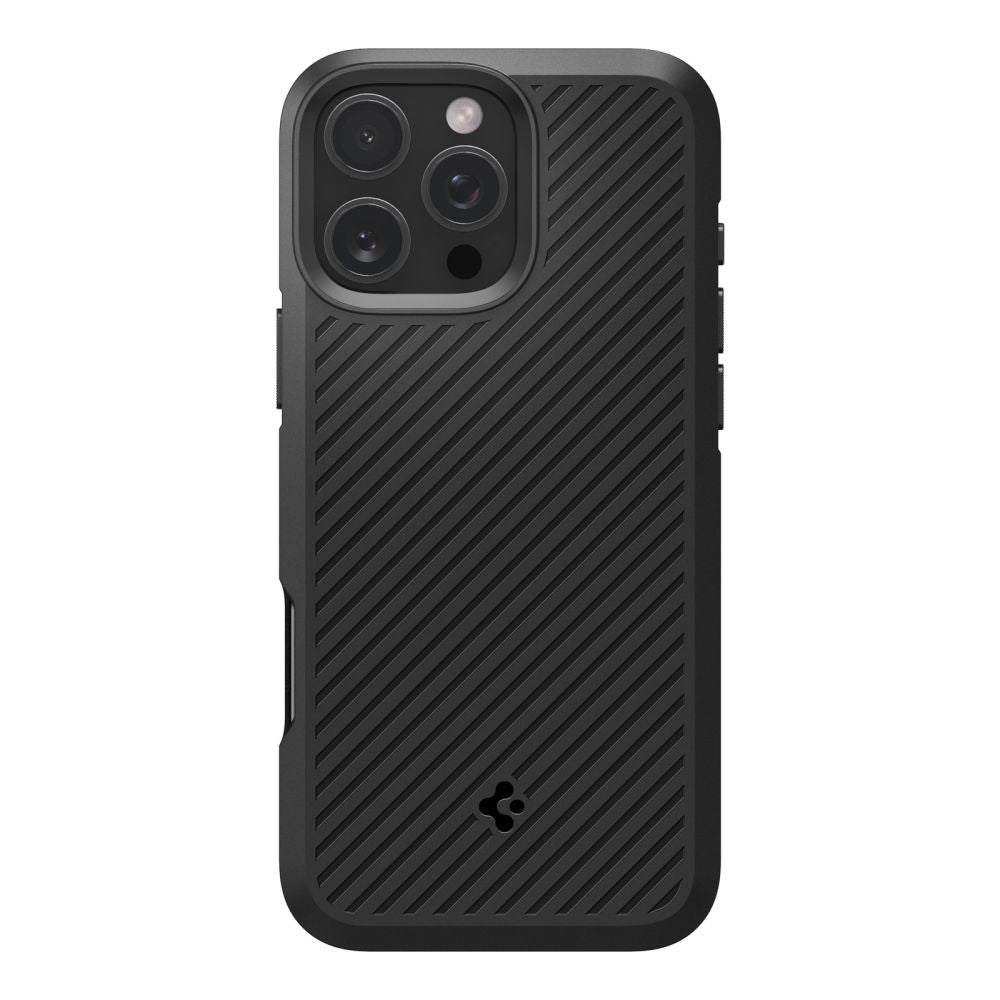 Custodia per Apple iPhone 16 Pro Max, Spigen, Core Armor, Nera Opaca