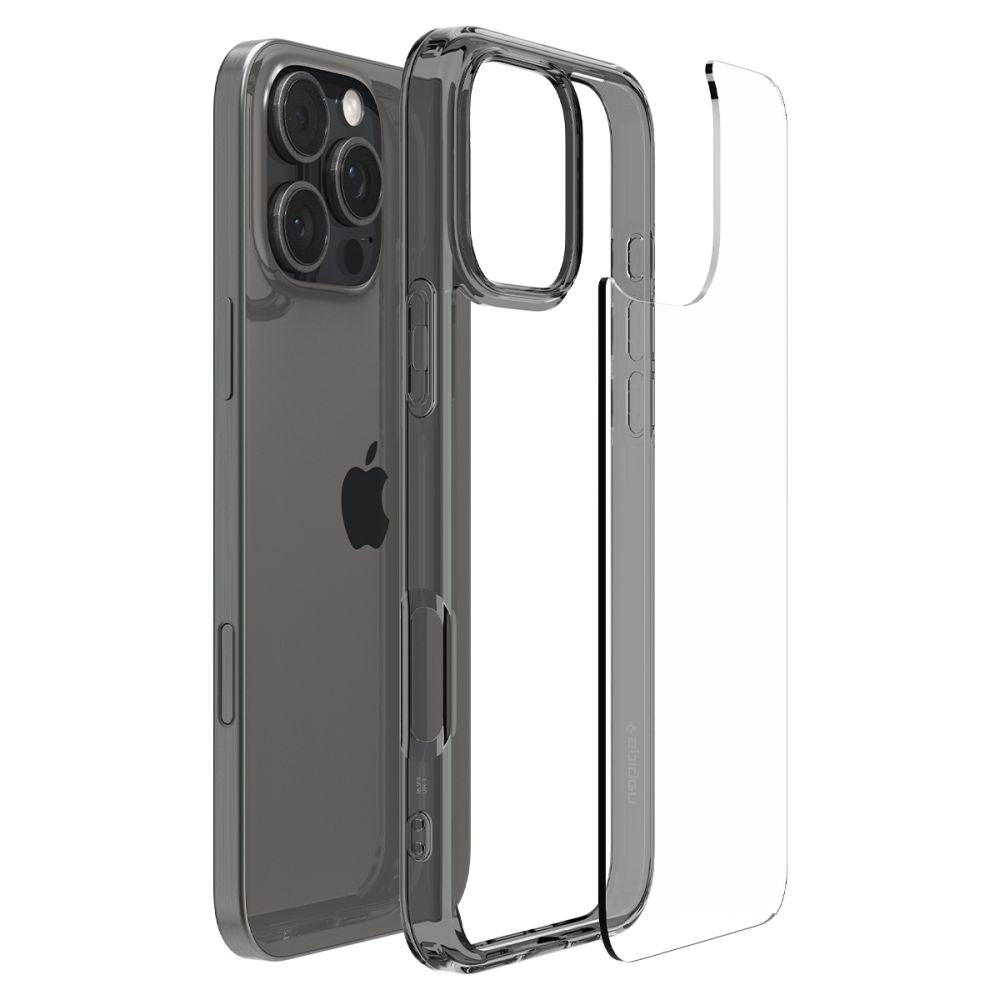 Custodia per Apple iPhone 16 Pro Max, Spigen, Ultra Hybrid, Fumurie ACS07994