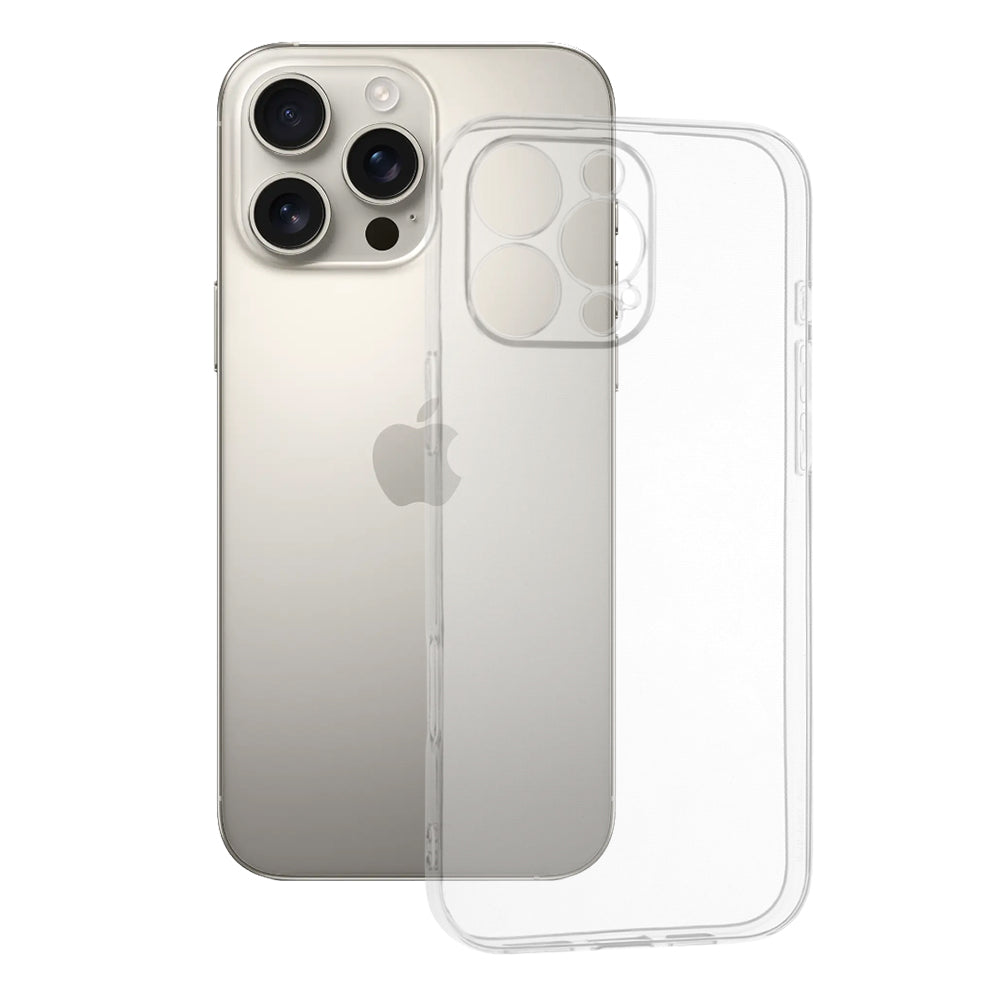 Custodia per Apple iPhone 16 Pro Max, Techsuit, Chiara, Trasparente