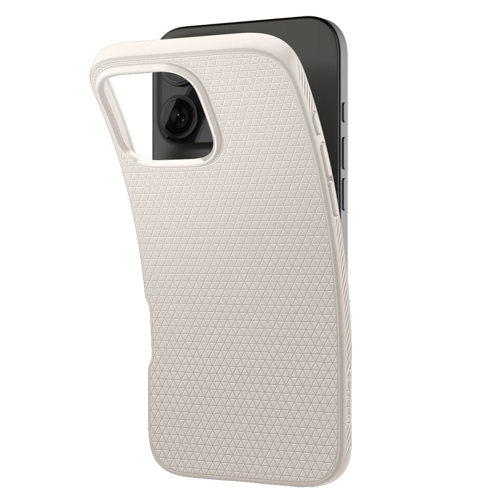 Étui pour Apple iPhone 16 Pro, Spigen, Liquid Air, Beige ACS08120