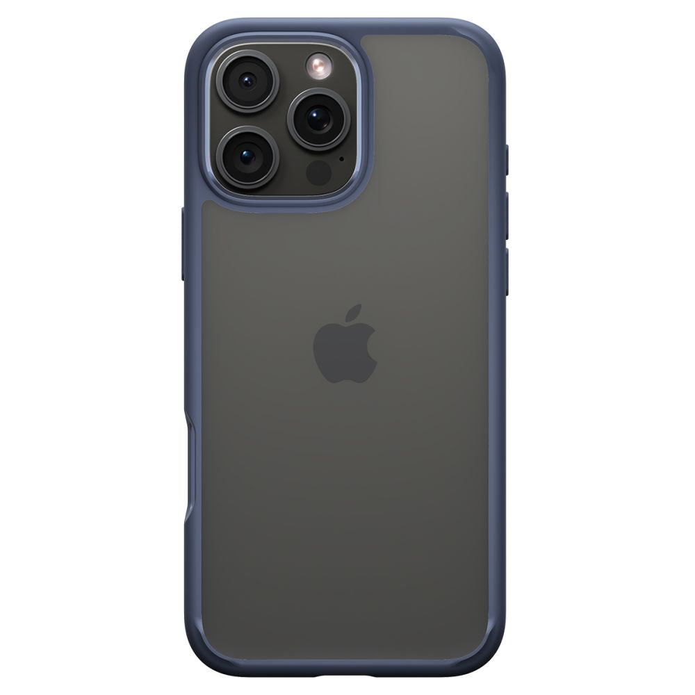 Custodia per Apple iPhone 16 Pro, Spigen, Ultra Hybrid, Blu Navy ACS08126