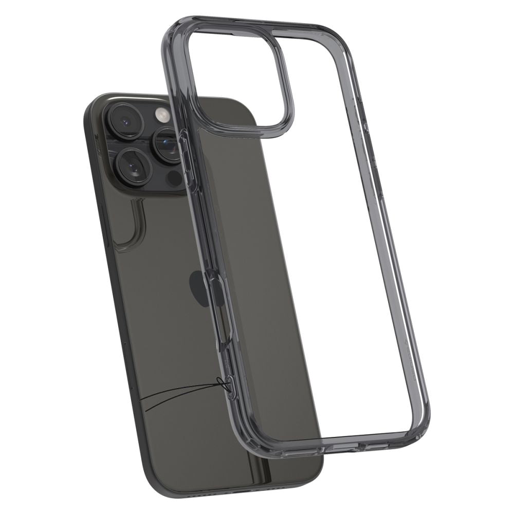 Housse pour Apple iPhone 16 Pro, Spigen, Ultra Hybrid, Fumée ACS08123