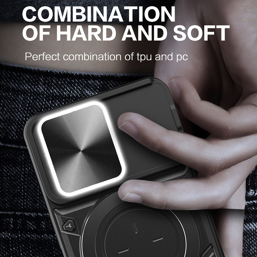 Custodia per Apple iPhone 16 Pro, Techsuit, CamGuard Pro, Nera