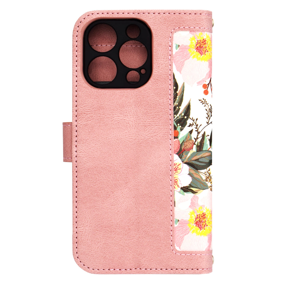 Coque pour Apple iPhone 16 Pro, Techsuit, FlipCraft, Rose