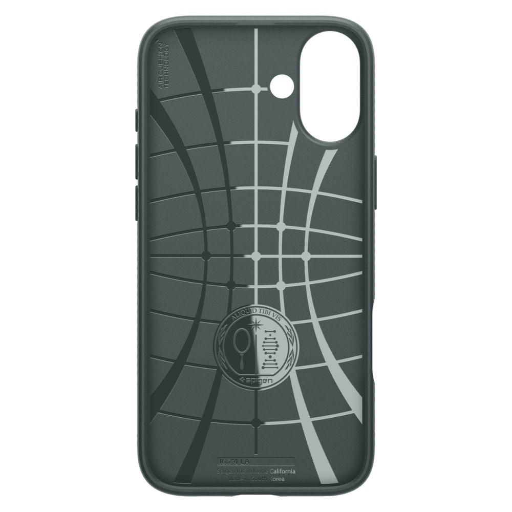 Étui pour Apple iPhone 16, Spigen, Liquid Air, Vert