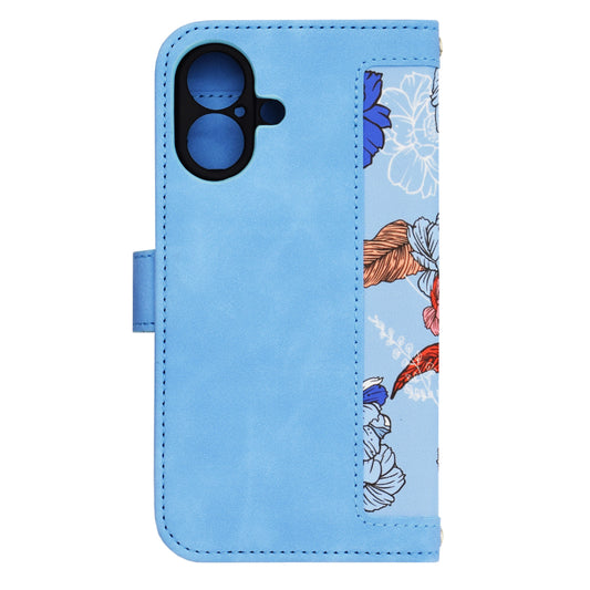 Hülle für Apple iPhone 16, Techsuit, FlipCraft, Blau