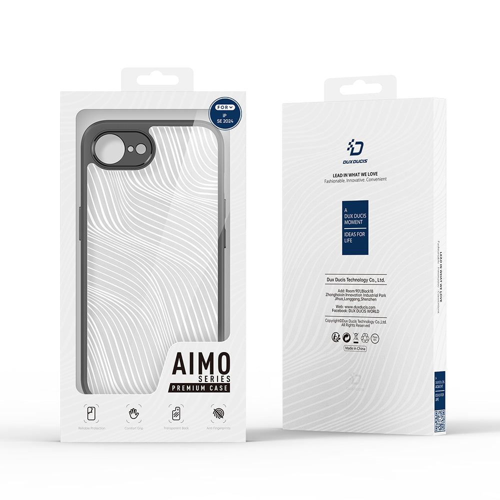 Custodia per Apple iPhone 17e / 16e, DUX DUCIS, Aimo, Nera