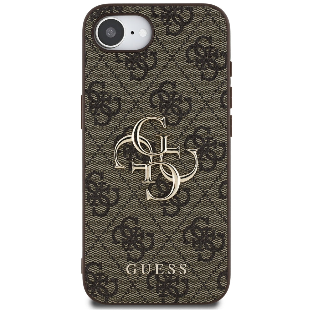 Custodia per Apple iPhone 17e / 16e, Guess, 4G Big Logo, Marrone