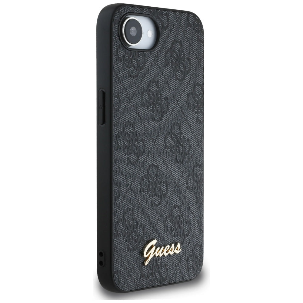 Custodia per Apple iPhone 17e / 16e, Guess, 4G Script Logo, Nera