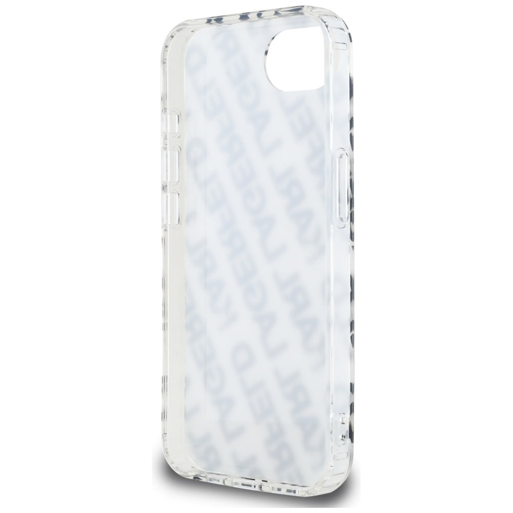 Custodia per Apple iPhone 17e / 16e, Karl Lagerfeld, IML Luxury Gold Fullover Logo, Dorata