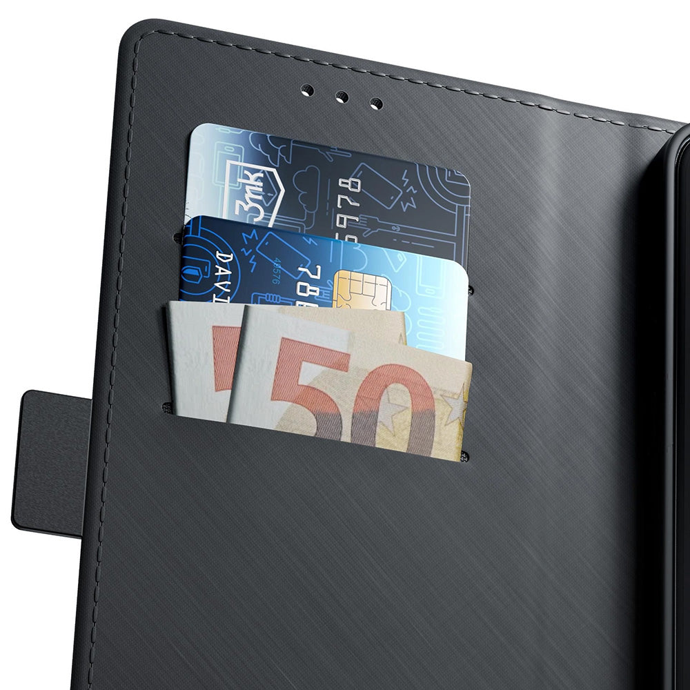 Custodia per Apple iPhone 17 Air, 3MK, Wallet, Nera