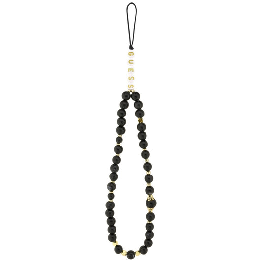 Étui pour Apple iPhone 17 Air, Guess, 4G Classic Logo avec Sangle, Noir