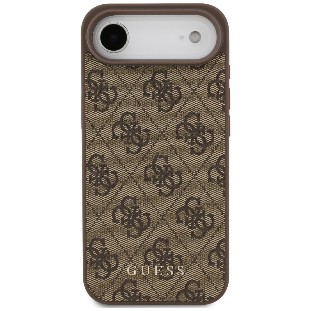 Hülle für Apple iPhone 17 Air, Guess, 4G Classic, Braun