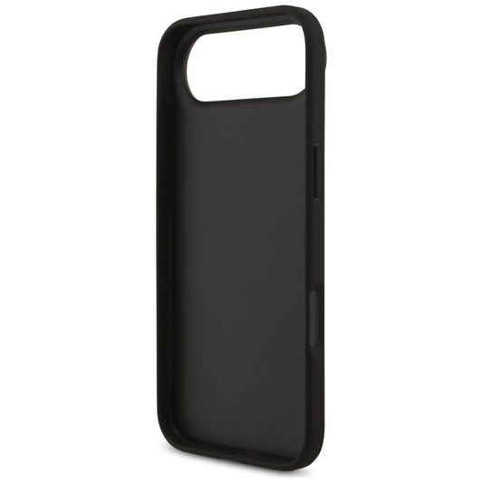 Étui pour Apple iPhone 17 Air, Guess, 4G Grained Big and Classic Logo, Noir