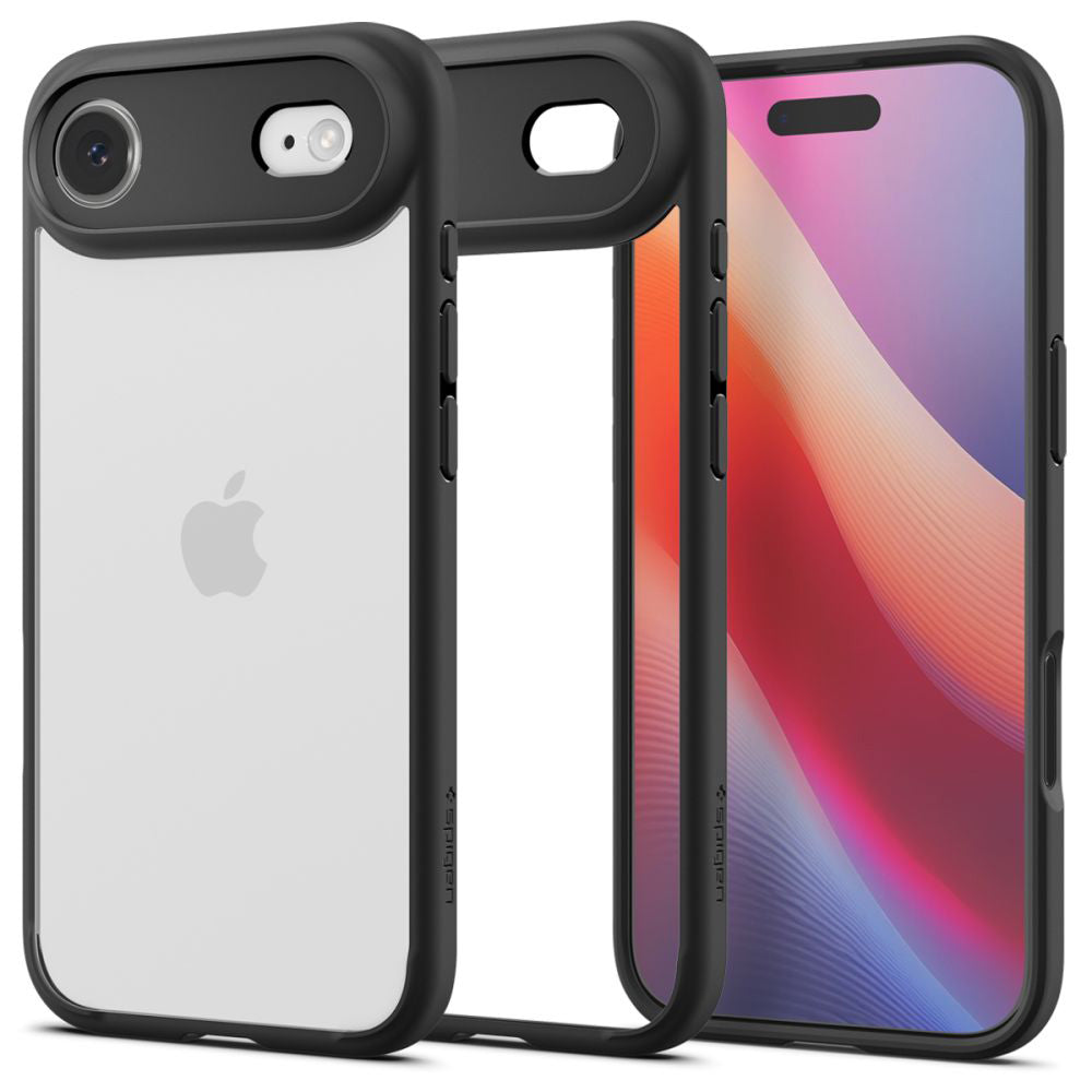 Étui pour Apple iPhone 17 Air, Spigen, Ultra Hybrid, Noir Mat ACS10310