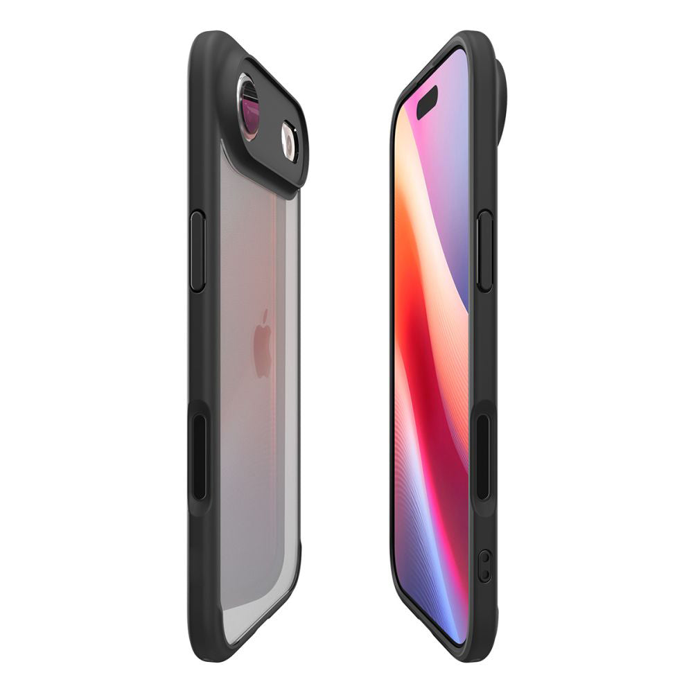 Étui pour Apple iPhone 17 Air, Spigen, Ultra Hybrid, Noir Mat ACS10310