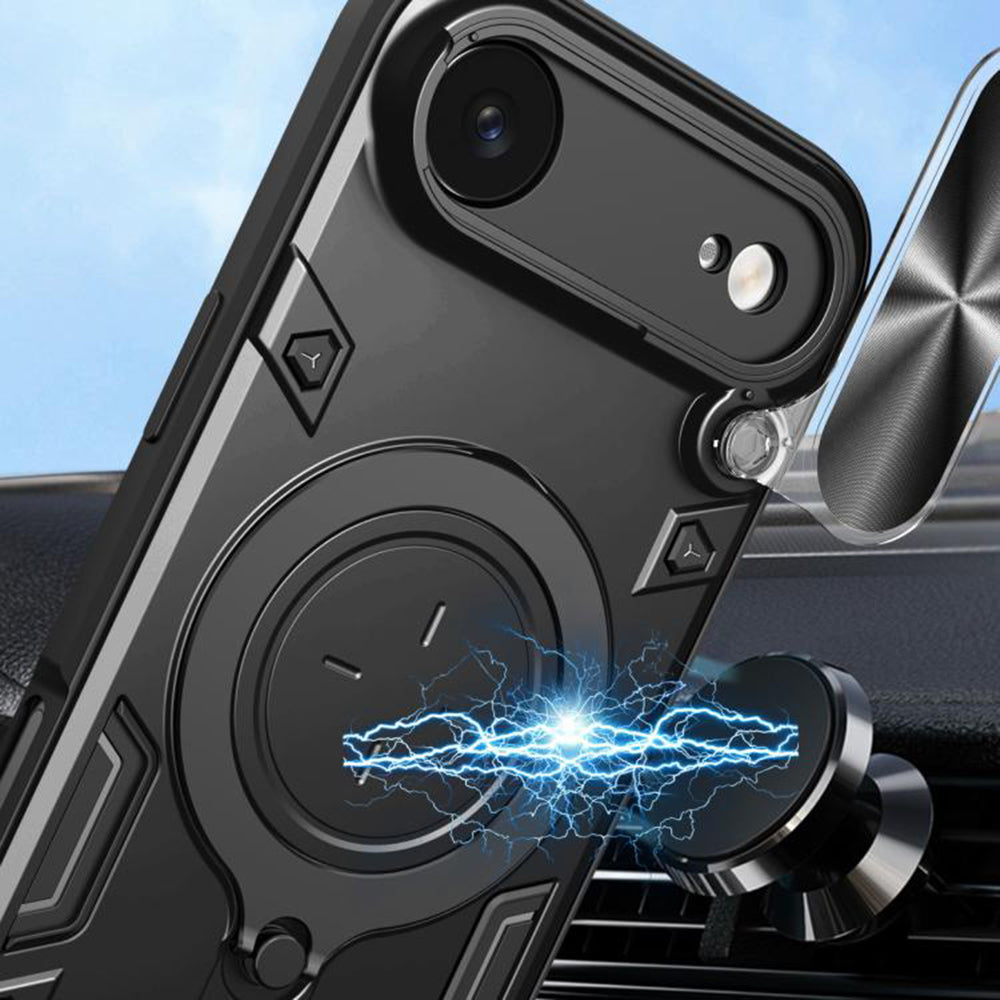 Custodia per Apple iPhone 17 Air, Techsuit, CamGuard Pro, Rossa