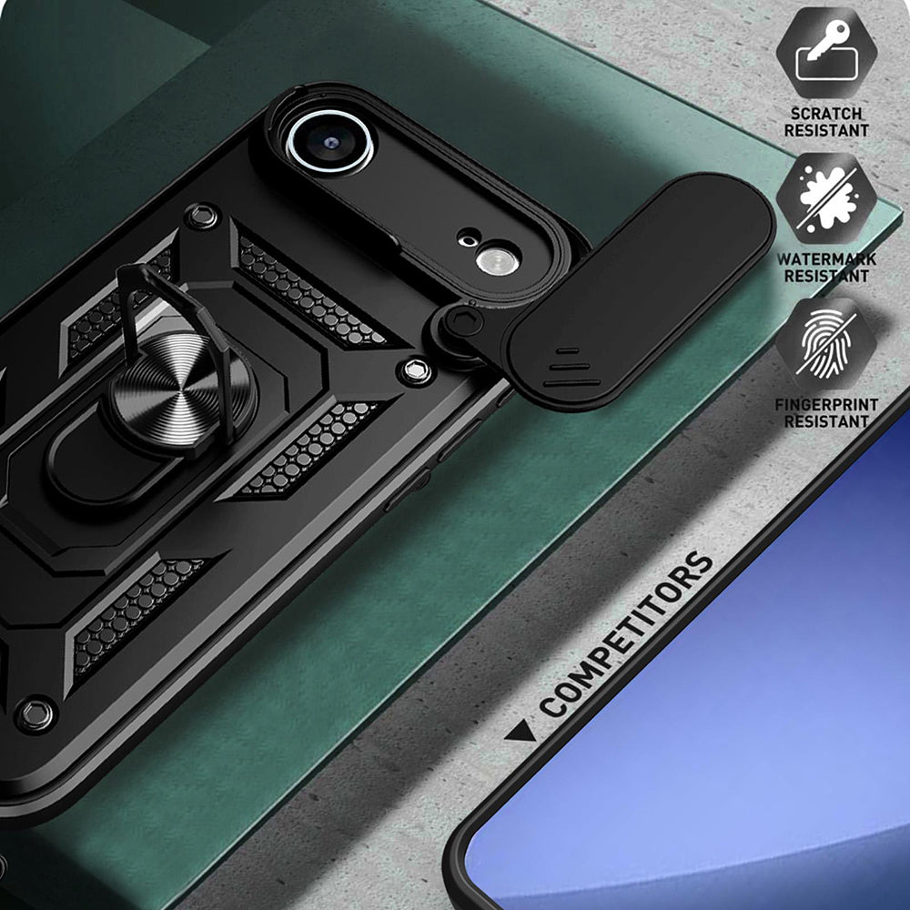 Custodia per Apple iPhone 17 Air, Techsuit, CamShield, Nera