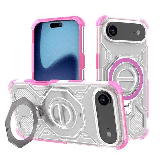 Étui pour Apple iPhone 17 Air, Techsuit, Carbon Shield Pro, Rose.