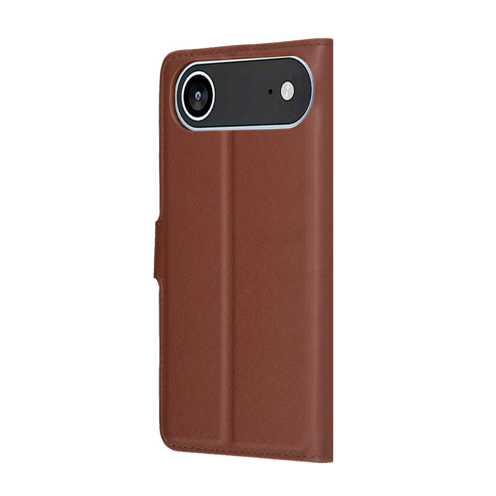 Custodia per Apple iPhone 17 Air, Techsuit, Leather Folio, Marrone