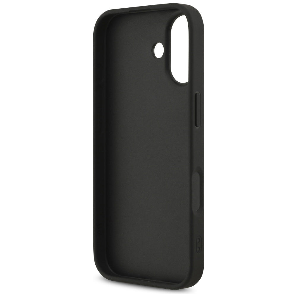 Étui pour Apple iPhone 17, Guess, Fixed Glitter Big 4G, Noir