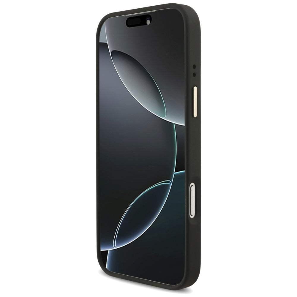 Custodia per Apple iPhone 17 Pro Max, Guess, Big 4G Classic Logo with Big Strap, Nera