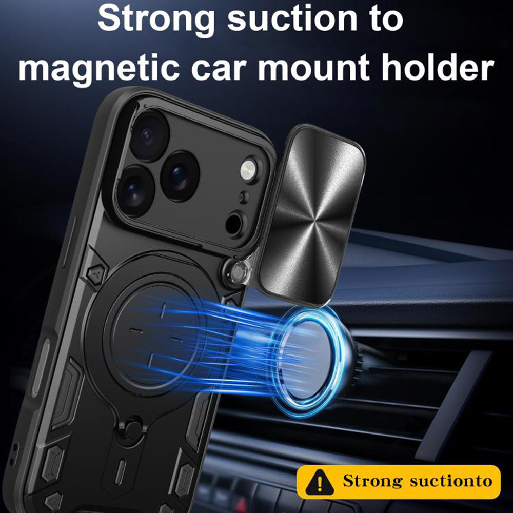 Custodia per Apple iPhone 17 Pro Max, Techsuit, CamGuard Pro, Blu