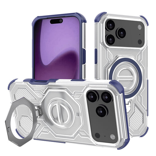 Étui pour Apple iPhone 17 Pro Max, Techsuit, Carbon Shield Pro, Bleu