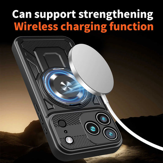 Étui pour Apple iPhone 17 Pro Max, Techsuit, RuggedCam, Bleu