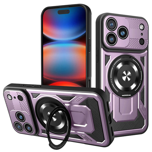 Étui pour Apple iPhone 17 Pro Max, Techsuit, RuggedCam, Violet