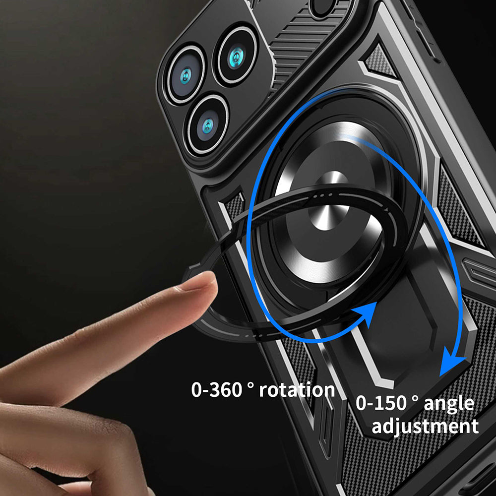 Custodia per Apple iPhone 17 Pro Max, Techsuit, RuggedCam, Viola