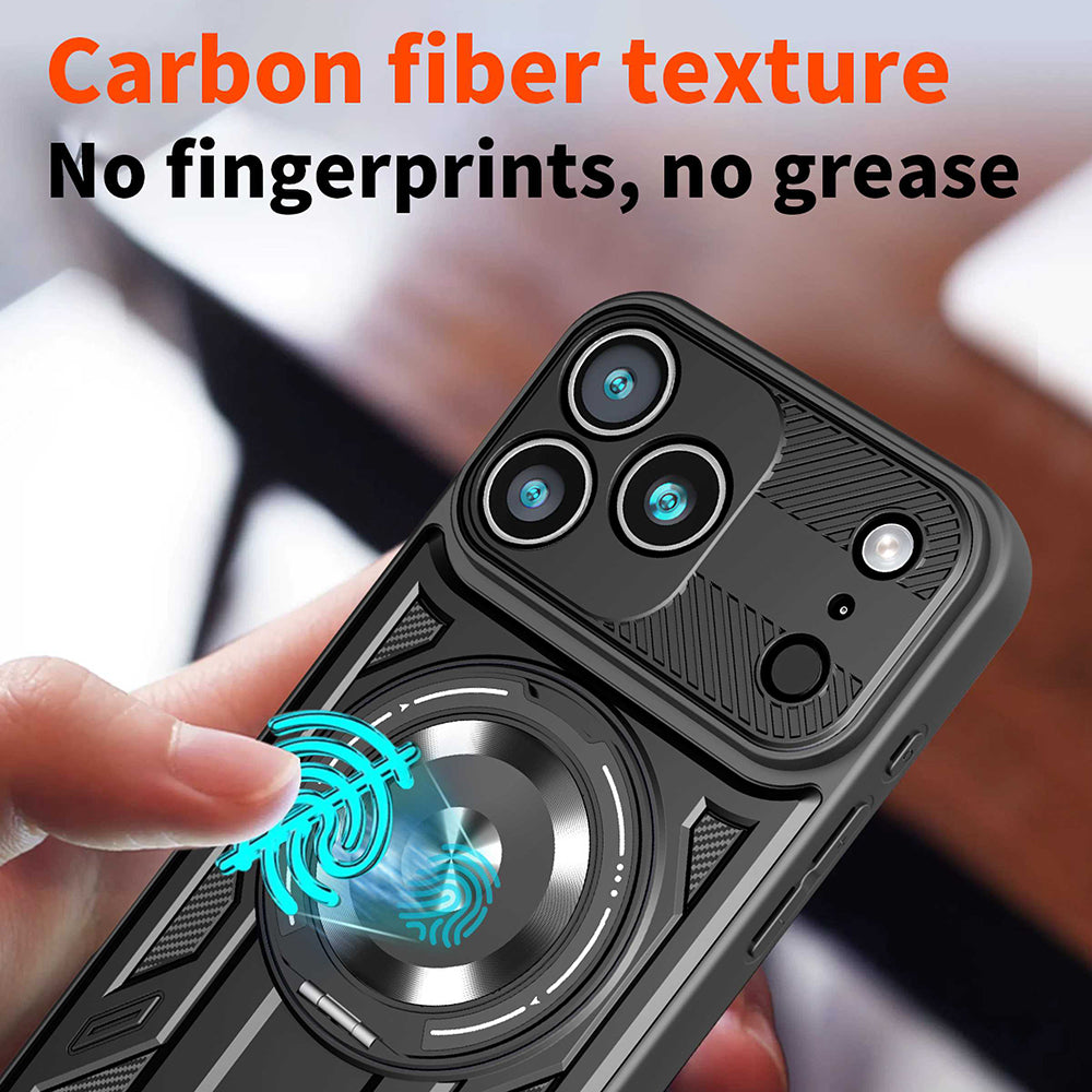 Custodia per Apple iPhone 17 Pro Max, Techsuit, RuggedCam, Viola