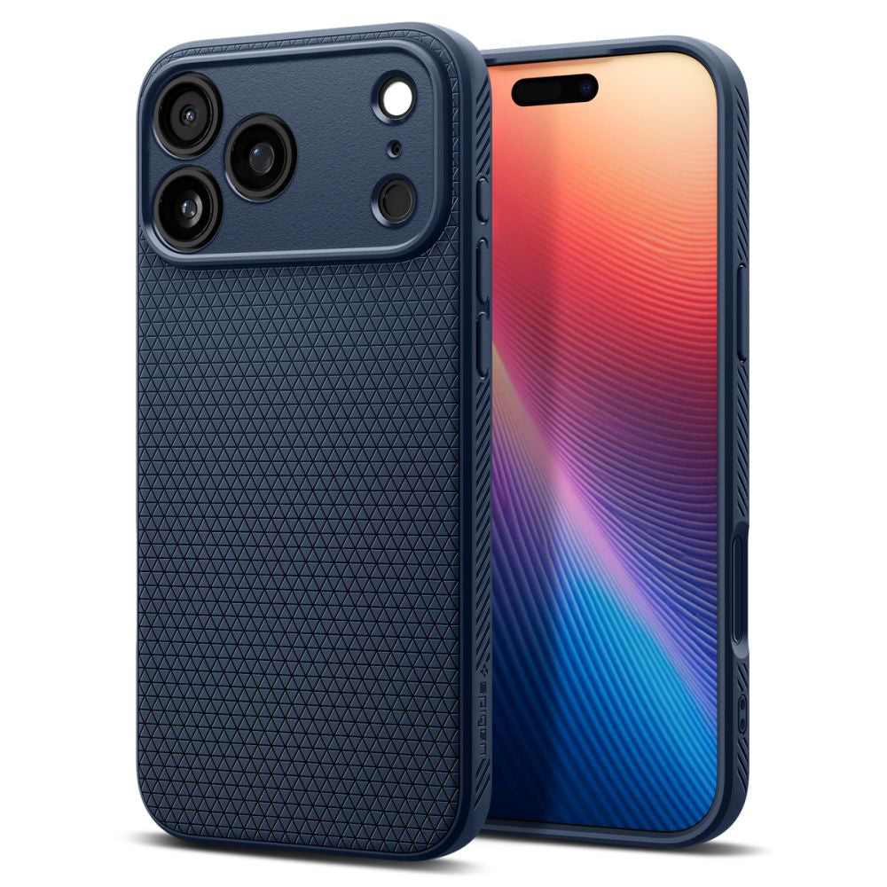 Hülle für Apple iPhone 17 Pro, Spigen, Liquid Air, Marineblau