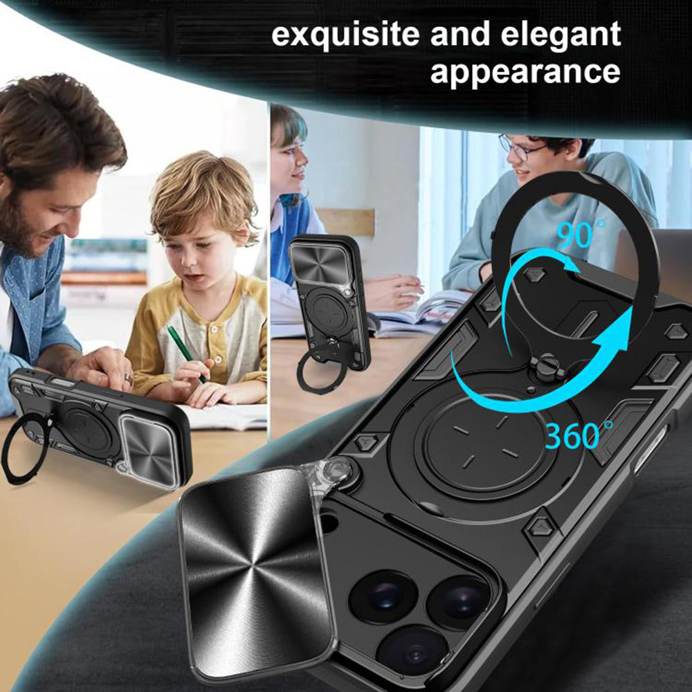 Custodia per Apple iPhone 17 Pro, Techsuit, CamGuard Pro, Blu