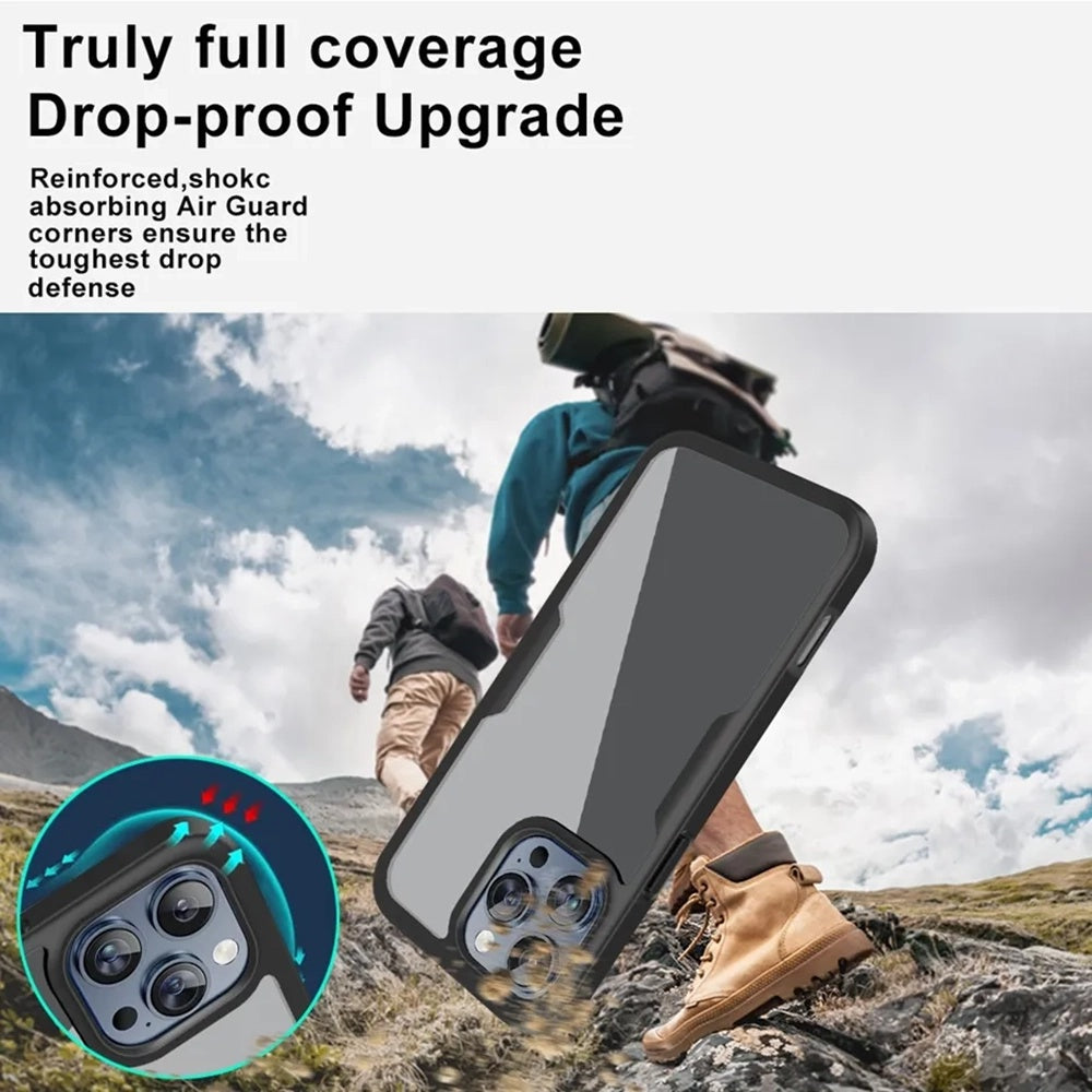 Custodia per Apple iPhone 17 Pro, Techsuit, ColorVerse 360, Blu