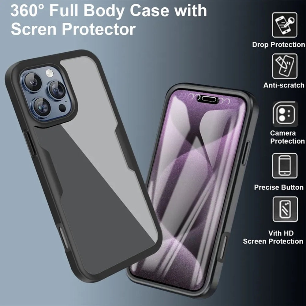 Custodia per Apple iPhone 17 Pro, Techsuit, ColorVerse 360, Viola