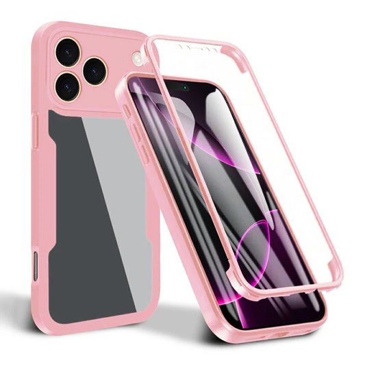Custodia per Apple iPhone 17 Pro, Techsuit, ColorVerse 360, Rosa