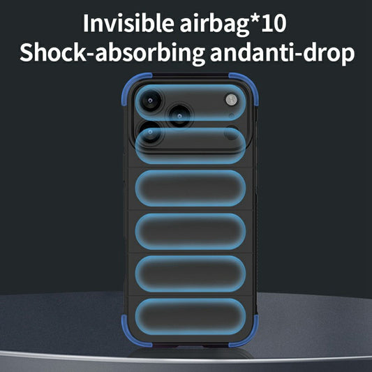 Custodia per Apple iPhone 17 Pro, Techsuit, Magic Shield, Rossa