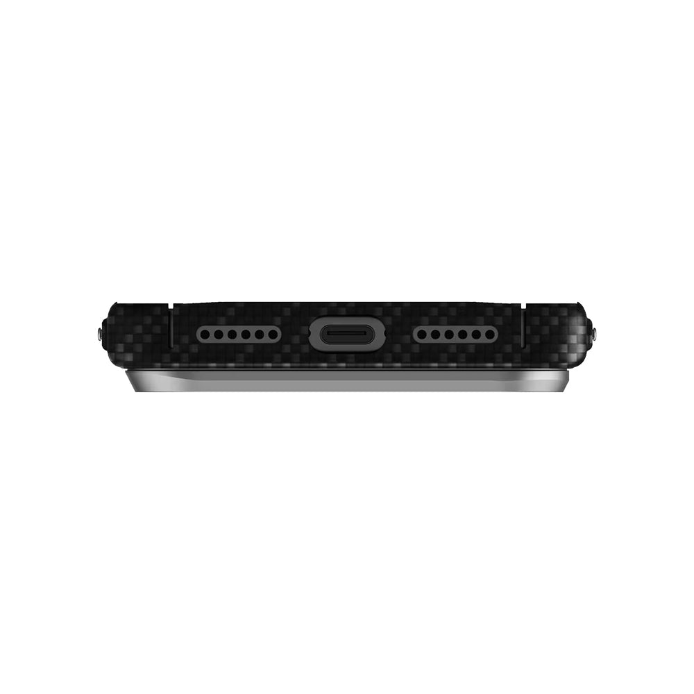 MagSafe Hülle für Apple iPhone 17 Pro, UNIQ, Keva MagClick, Dunkelgrau