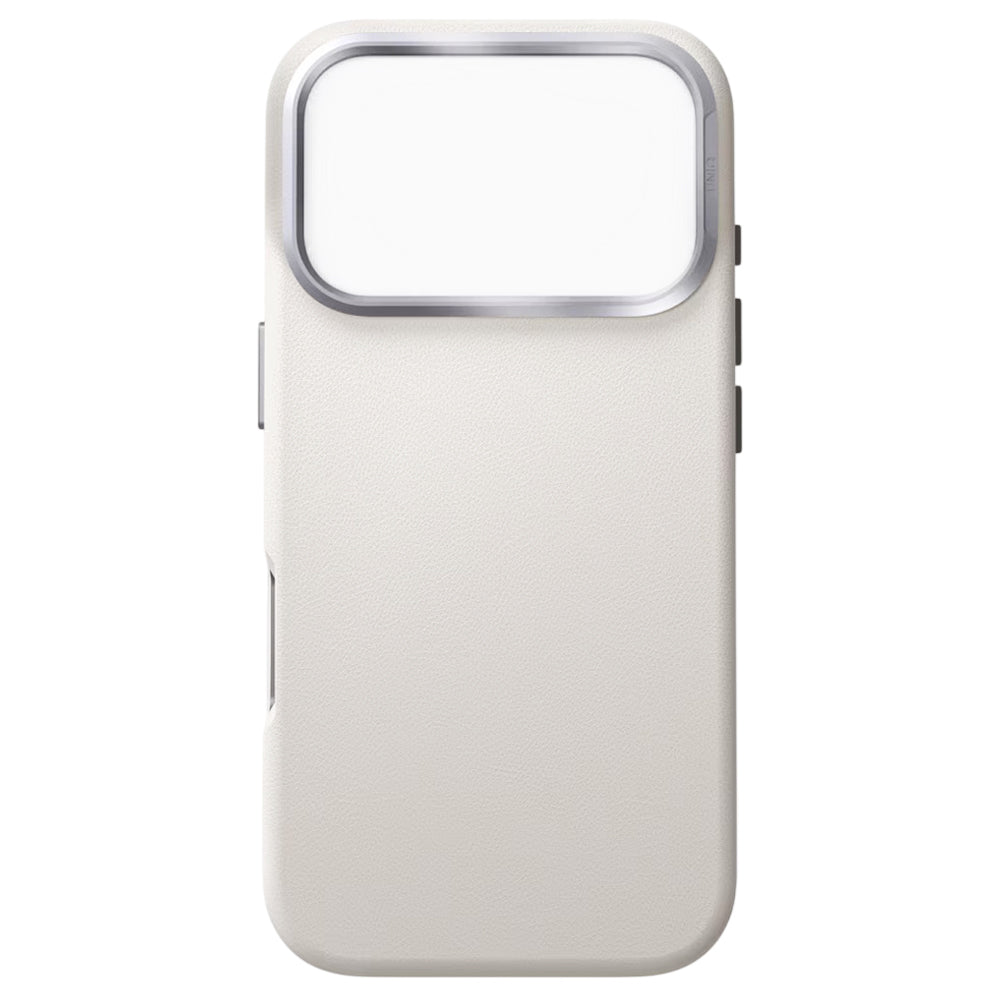 Custodia per Apple iPhone 17 Pro, UNIQ, Lyden Leatherette, Grigio