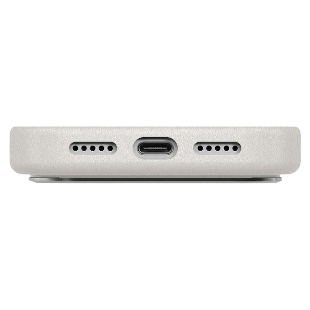 Custodia per Apple iPhone 17 Pro, UNIQ, Lyden Leatherette, Grigio