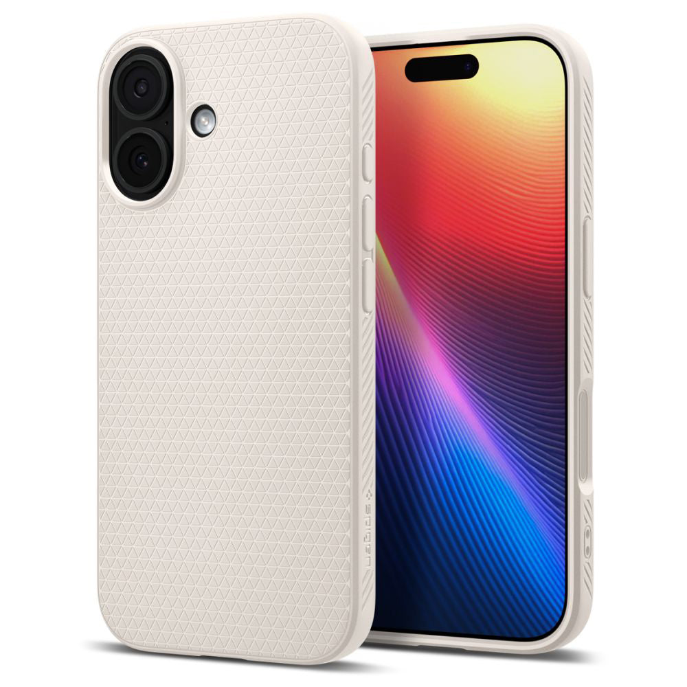 Custodia per Apple iPhone 17, Spigen, Liquid Air, Beige ACS10372