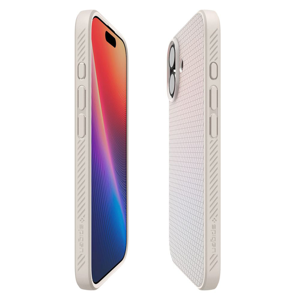 Custodia per Apple iPhone 17, Spigen, Liquid Air, Beige ACS10372