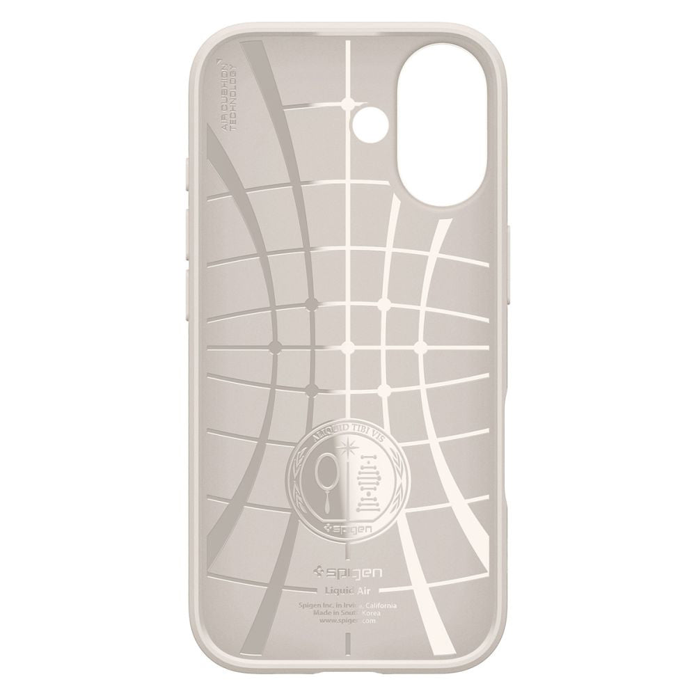 Custodia per Apple iPhone 17, Spigen, Liquid Air, Beige ACS10372