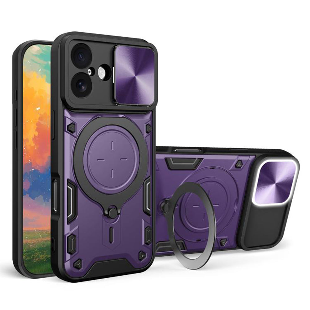 Custodia per Apple iPhone 17, Techsuit, CamGuard Pro, Viola