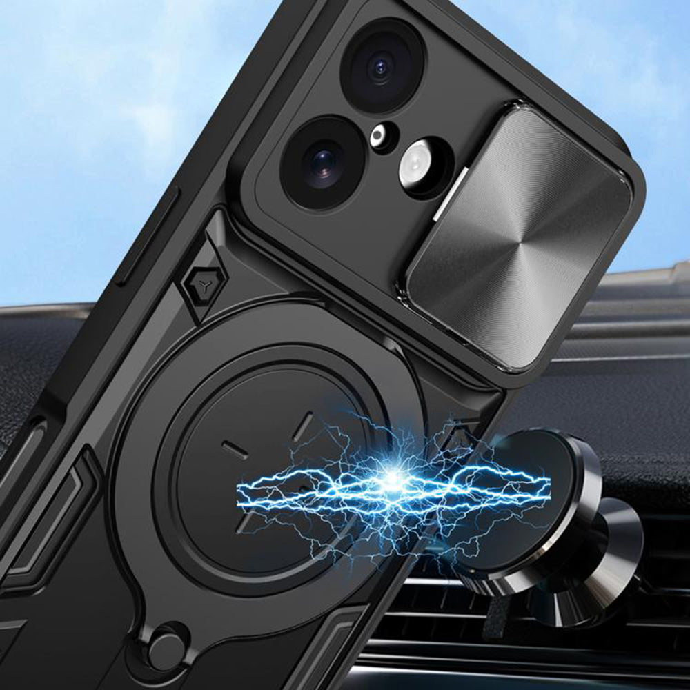 Custodia per Apple iPhone 17, Techsuit, CamGuard Pro, Rossa