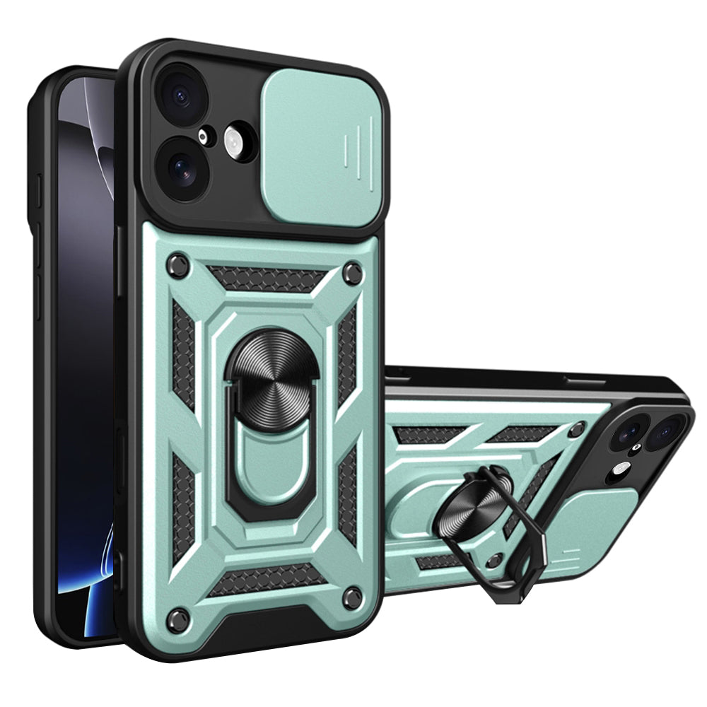 Custodia per Apple iPhone 17, Techsuit, CamShield, Verde