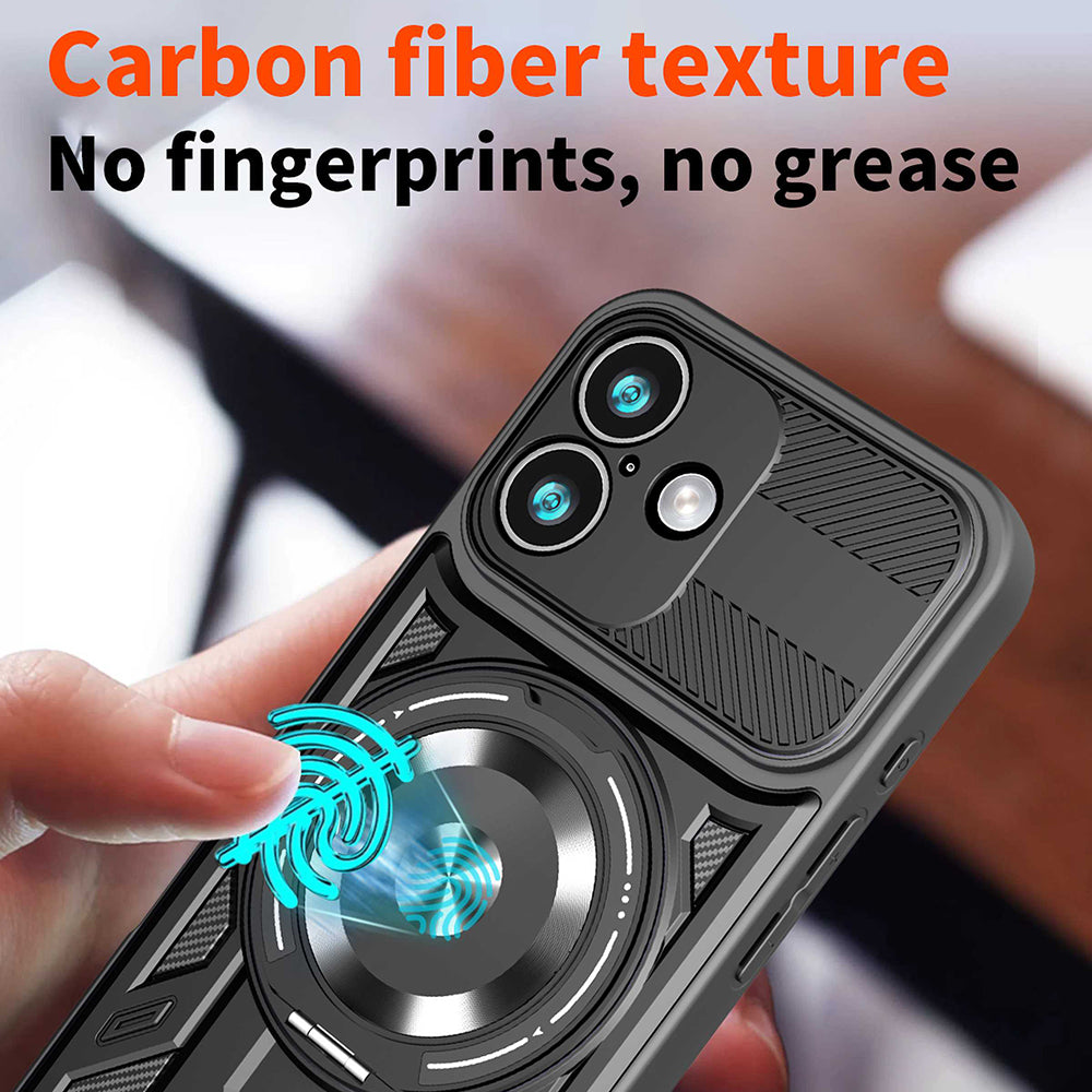 Custodia per Apple iPhone 17, Techsuit, RuggedCam, Blu